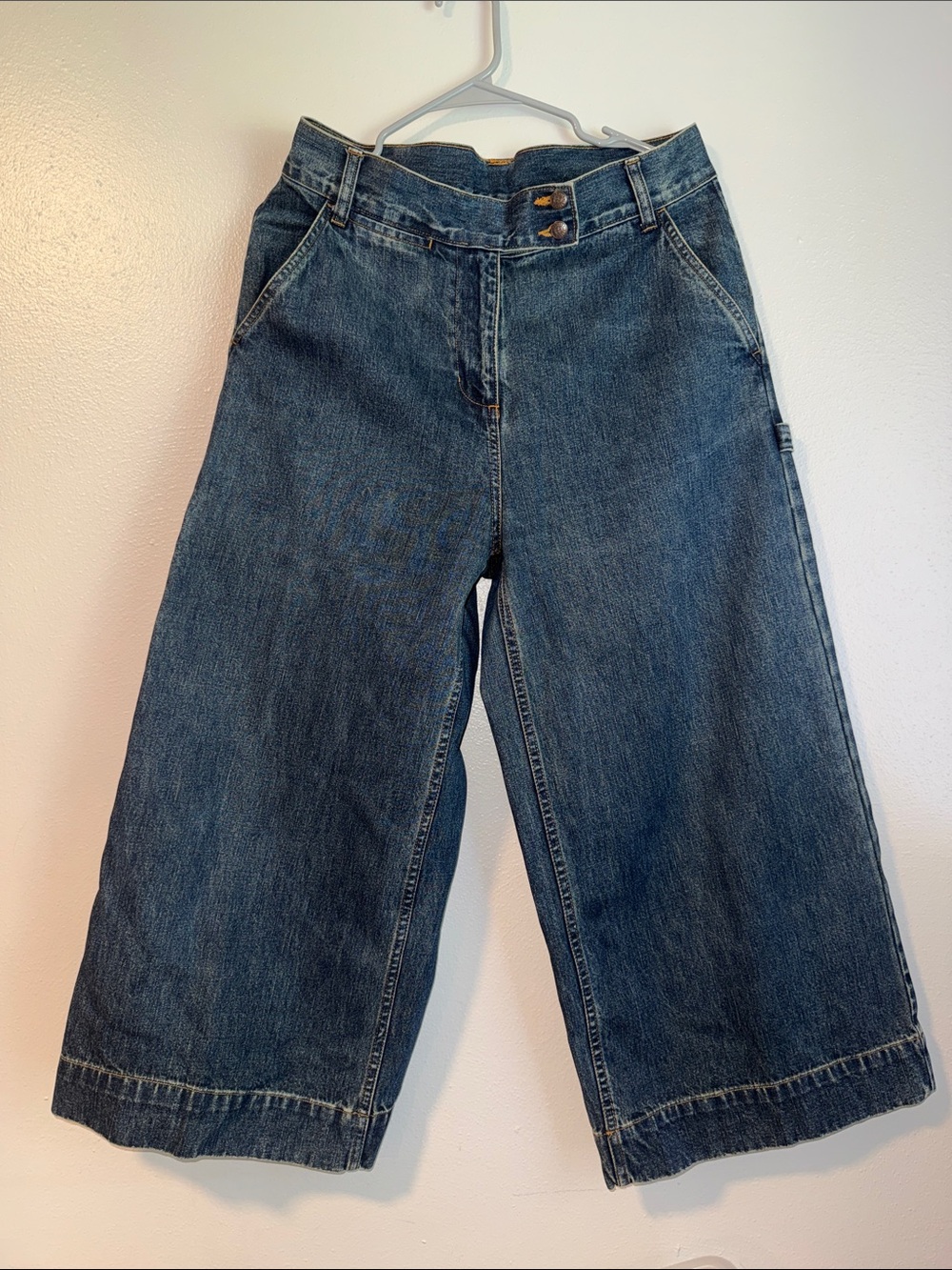 Vintage Billblass wide leg Jeans carpenter style back pockets